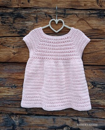 Crochet girl's dress - Sophia Tunic Dress