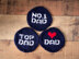 Knitted Dad Coasters in Deramores Studio DK Acrylic - Downloadable PDF