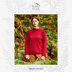 Pheobe Sweater -  Jumper Knitting Pattern For Women in Willow & Lark Heath Solids by Willow & Lark