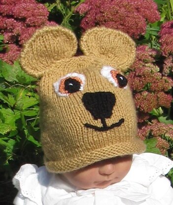 Baby Teddy Bear Beanie Hat