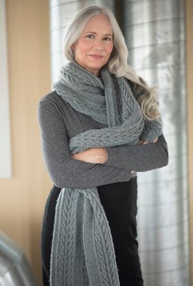 Breachway Scarf in Berroco Ultra Wool - Downloadable PDF