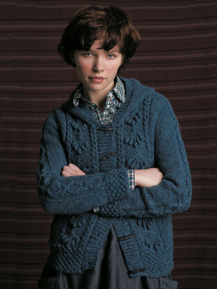 Tallulah Cardigan in Rowan Lima