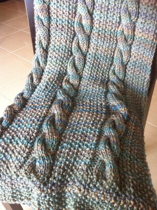 Cabled Throws