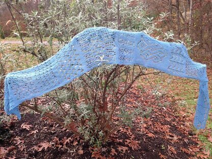 2015 Year of Beaded - Or Not - Lace Scarf