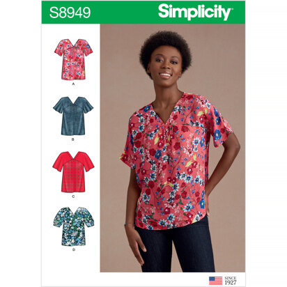 Simplicity S8949 Misses Blouses - Sewing Pattern