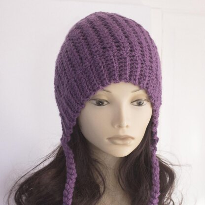 Split Brim Slouchy Hat