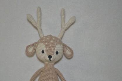 Bambi deer amigurumi doll