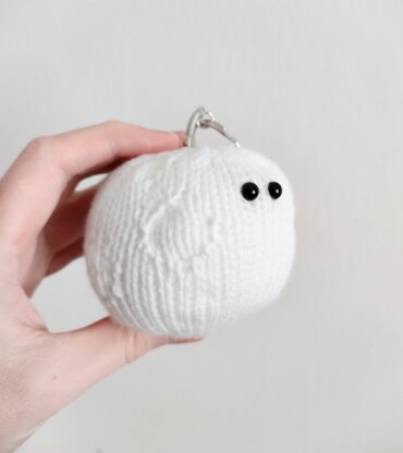 Amigurumi Moon Decorative Keyring