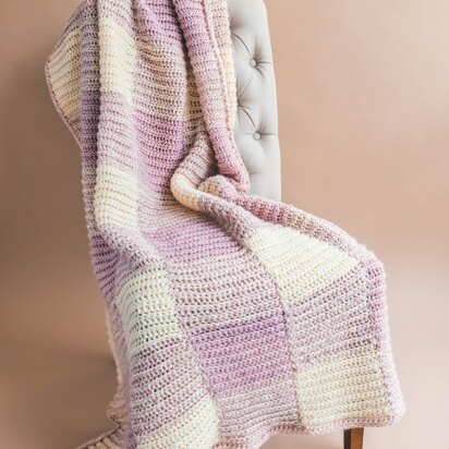 The Homemaker Gingham Crochet Throw