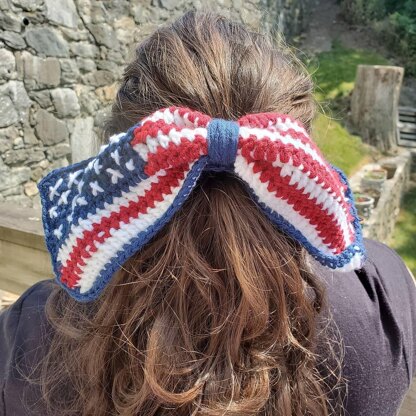 American Flag Bow