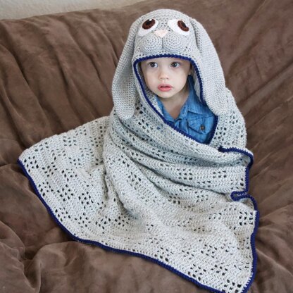 Hooded Bunny Blanket Pattern