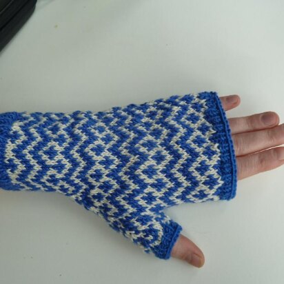 Mountain Mitts - knitting pattern