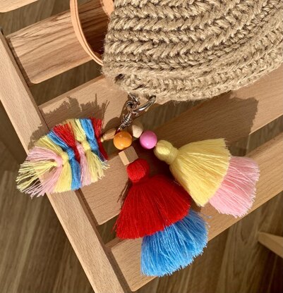 Crochet Jute Saddle Bag Pattern: Boho Tassel Shoulder Bag