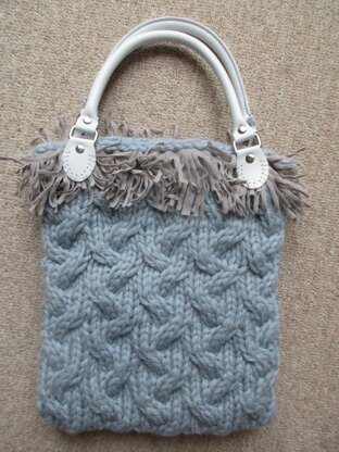 Cable and Fringe Bag
