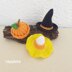 Halloween hats mini crochet pattern