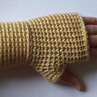 Reversible Fingerless Mitts