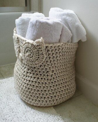 Owl Basket (Crochet Bulky Version)