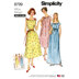 Simplicity 8799 Misses Vintage Nightgowns - Paper Pattern, Size A (XS-S-M-L-XL)