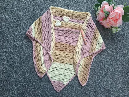 Crochet Easy French Wrap/Shawl Pattern