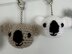 Koala Head Keyrings