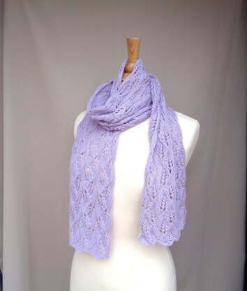 Lilac Petals Scarf