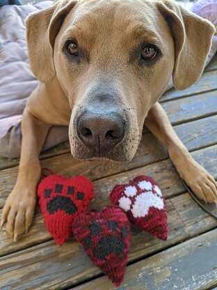 Paw Print Heart