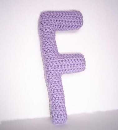 Capital F Alphabet Letter Pattern