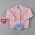 Penelope Unisex newborn 16" cardigan set