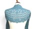 Flower Row Crescent Shawl