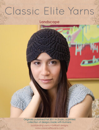 Landscape Hat in Classic Elite Yarns Kumara - Downloadable PDF
