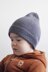 Toddler high top beanie - double brim hat + VIDEO