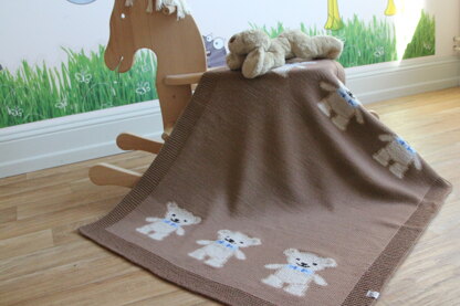 Teddy bear blanket