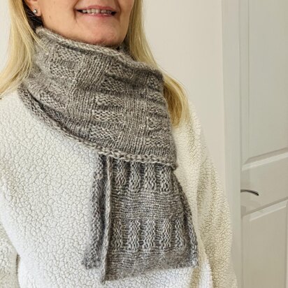 Winterbrown Scarf - knitting pattern