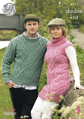 Tunic & Sweater in King Cole DK - 4371 - Downloadable PDF