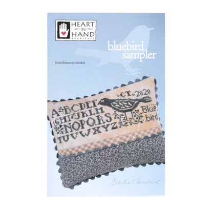 Heart in Hand Bluebird Sampler - HH461 -  Leaflet
