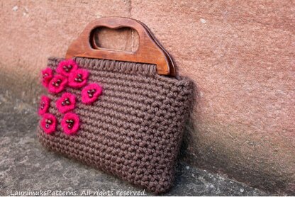 Cherry crochet purse