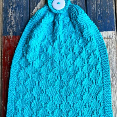 Round Rock Hanging Towel and Cloth - knitting pattern