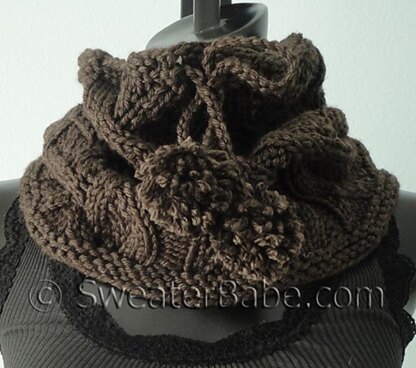 #142 Drawstring Lace Cowl