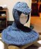 Cabled Hooded Cowl