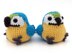 Amigurumi Blue and Gold Macaw