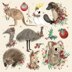 Kaisercraft Under The Gum Leaves Double-Sided Cardstock 12"X12" 10/Pkg - Fauna
