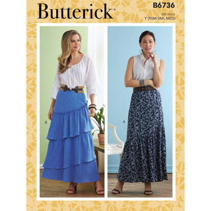 Butterick Damenröcke B6736 - Schnittmuster