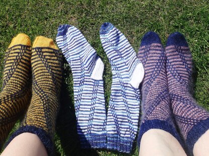 Corkscrew Feet Socks