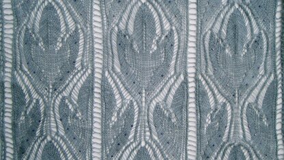Bannockburn Beaded Lace Shawl