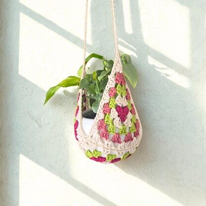 Granny Square Plant Hanger