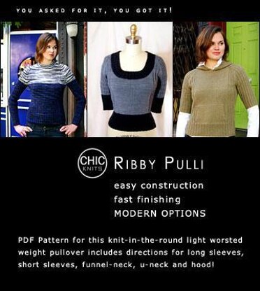 Ribby pulli