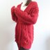 Cranberry Cables Cardi