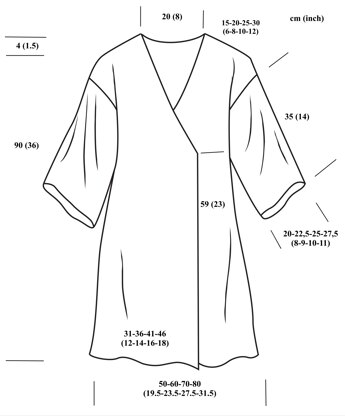Kofuku (幸福) kimono cardigan