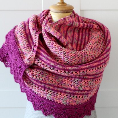 Loving Key West Shawl - knitting pattern