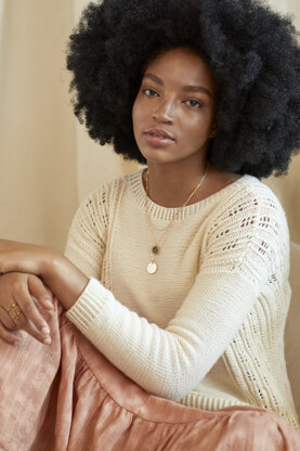 Women's Jumper Brezza in Universal Yarn Wool Pop - Downloadable PDF